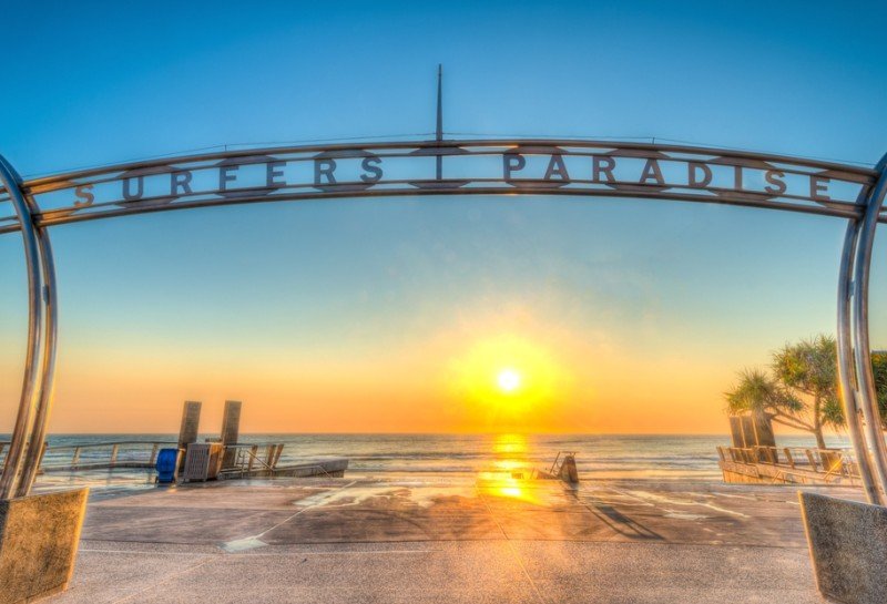 Surfers Paradise Sign